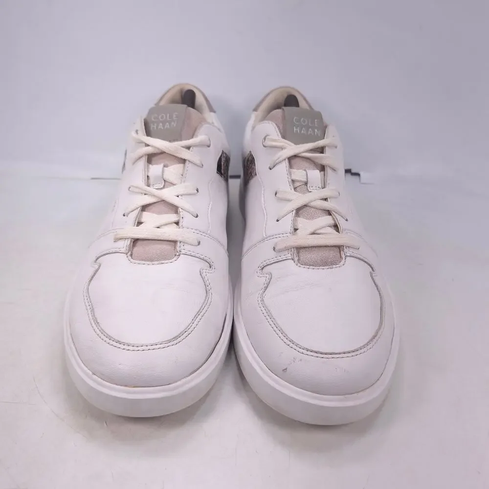 Cole Haan Grand Crosscourt Lace Up Tennis Shoe Womens Size 11 W25206 White